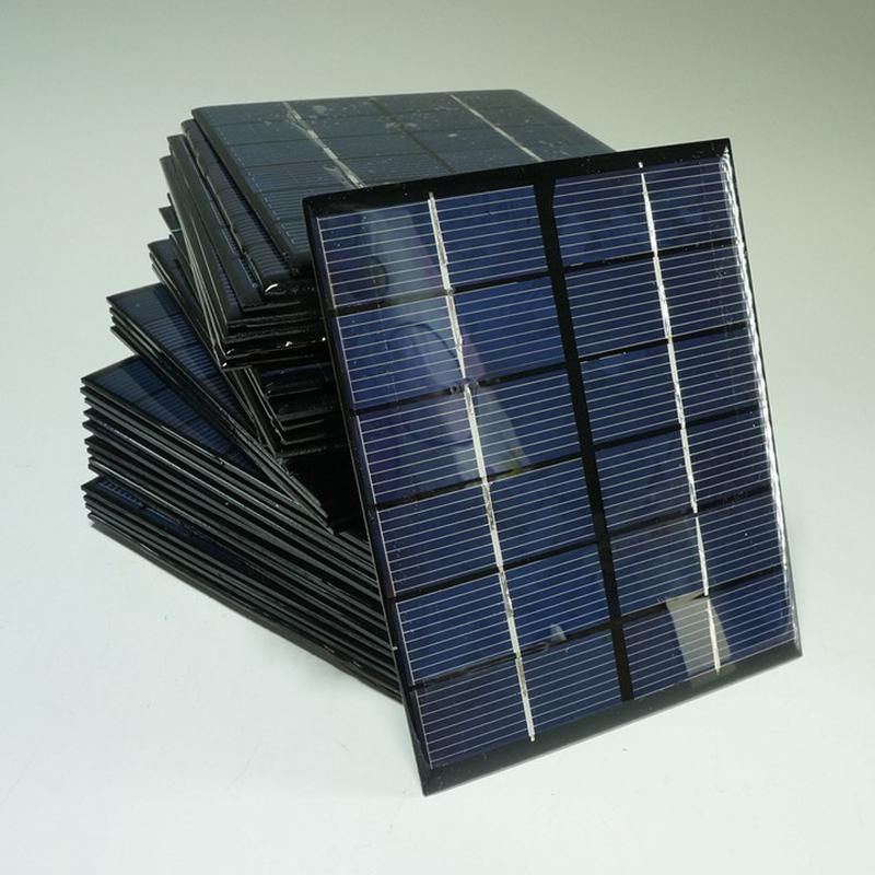 Mini panneau solaire monocristallin 6V 2W