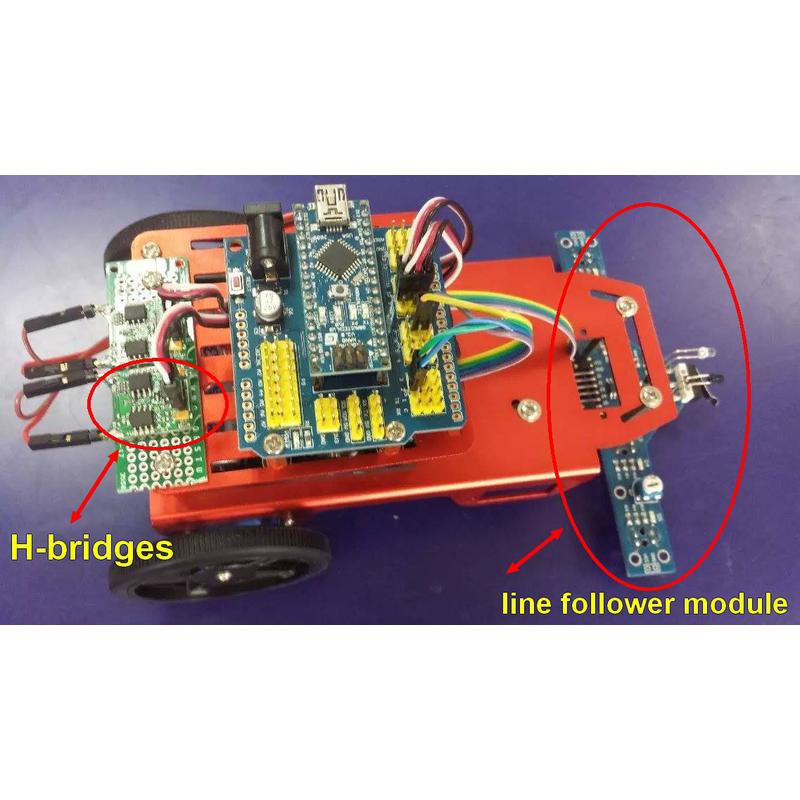 FEETECH FT-MC-001 2WD - Mini Plateforme pour Robot Mobile - Kit robotique éducatif