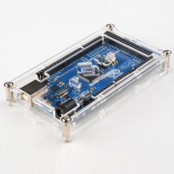 Boitier acrylique démonté pour l'Arduino Mega 2560