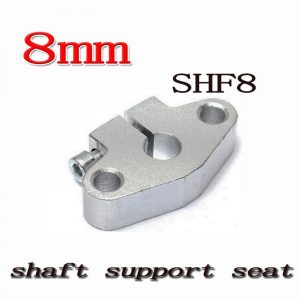 SHF8 Support d'arbre 8mm pour imprimante 3D ou CNC