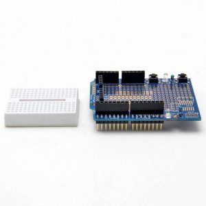 Shield Arduino UNO avec mini breadboard