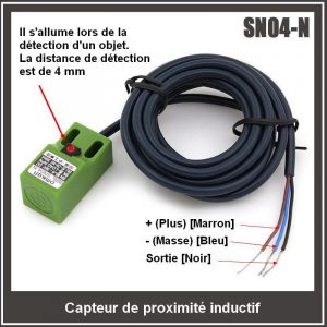 SN04-N Capteur de proximité inductif 4mm