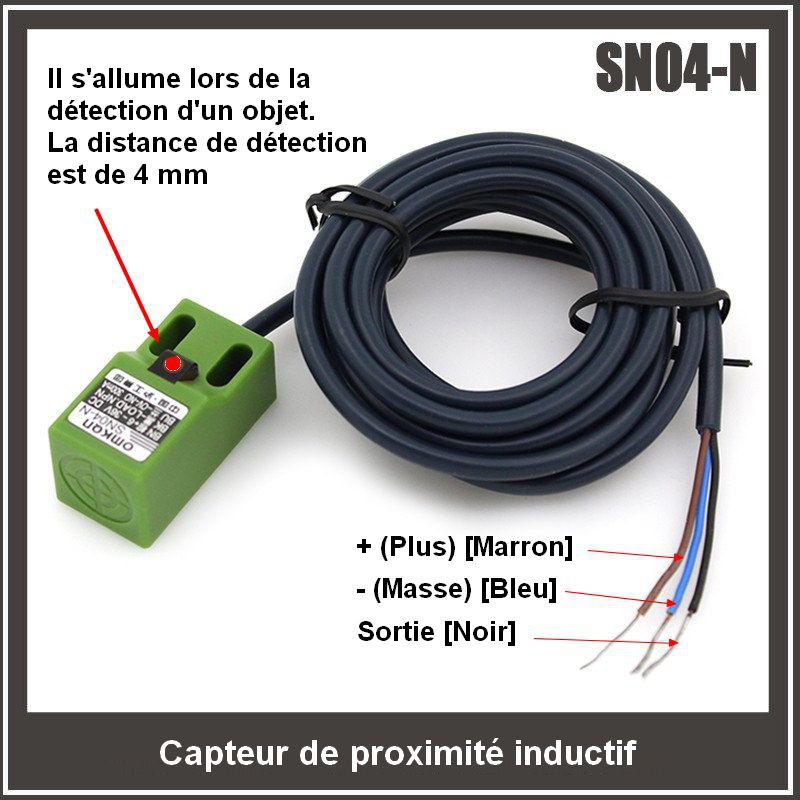 SN04-N Capteur de proximité inductif 4mm