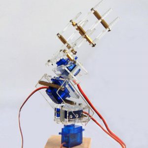 Kit de construction en acrylique, d'un bras de robot 4 axes