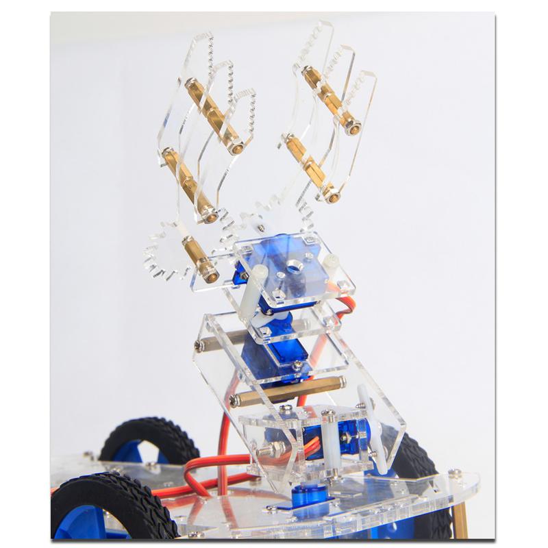 Kit de construction en acrylique, d'un bras de robot 4 axes