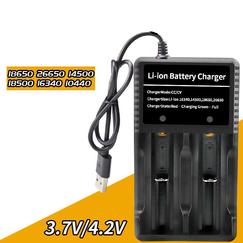 Chargeur USB pour batterie 18650 26650 14500 18500 16340 10440
